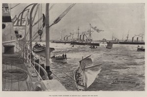 Die Kanalflotte vor Anker in Mount